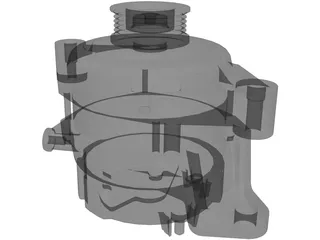 Alternator 3D Model preview
