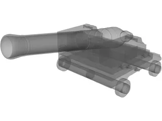 Cannon 3D Model preview