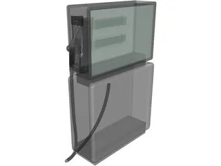 Petrol Pump Bowser 3D Model preview
