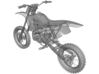 KTM Mini Bike 3D Model preview