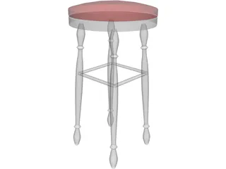 Stool 3D Model preview