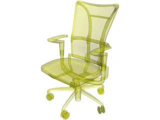 Allsteel Chair 1 3D Model preview
