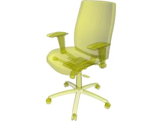 Allsteel Chair 2 3D Model preview