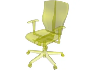 Allsteel Chair 3 3D Model preview