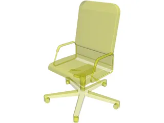 Allsteel Chair 4 3D Model preview