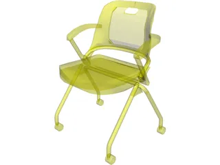 Allsteel Chair 5 3D Model preview