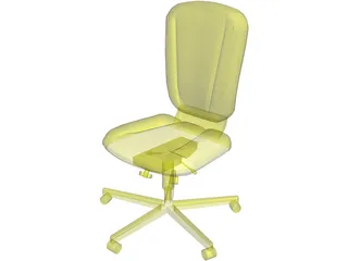 Allsteel Chair 6 3D Model preview