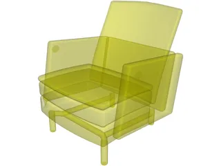 Allsteel Chair 7 3D Model preview