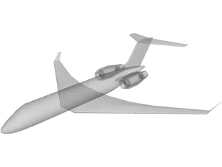 Bombardier Global Express XRS 3D Model preview