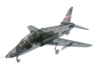 BAE Hawk G-4 Soko 3D Model preview