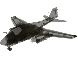 Grumman A-6E Intruder 3D Model preview