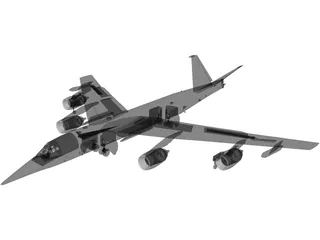 EB-52 Old Dog 3D Model preview