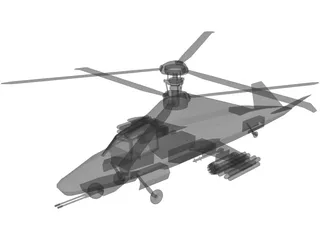 Kamov Ka-58 3D Model preview