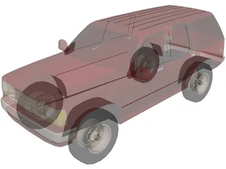 Ford Explorer (1993) 3D Model preview