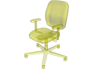 Allsteel Chair 11 3D Model preview