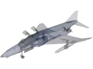 McDonnell Douglas F-4 Phantom II 3D Model preview
