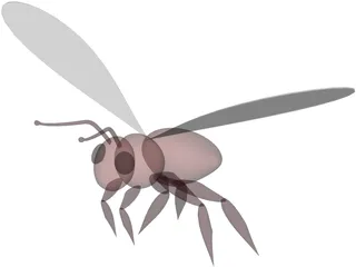 Bee 3D Model preview