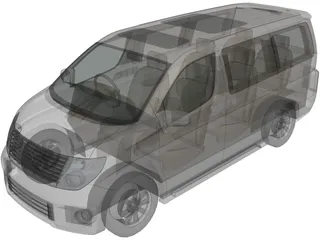 Nissan Elgrand 3D Model preview