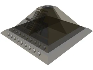 Alien Pyramid 3D Model preview