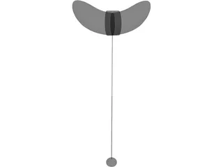 Floor Lamp Noguchi 3D Model preview