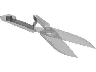 Scissors 3D Model preview