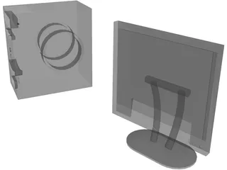 Dell Computer 3D Model preview