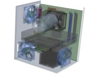 Electronic Components 3D Model preview