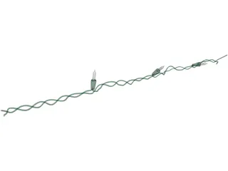 Christmass Lights 3D Model preview