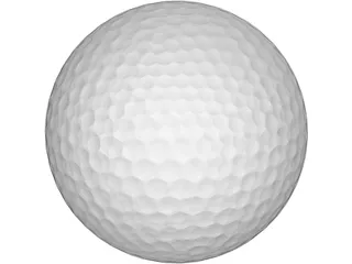 Golf Ball 3D Model preview