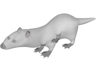 Otter 3D Model preview