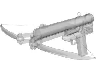 Crossbow Pistol 3D Model preview