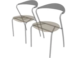 Chair Cube 3D Model preview