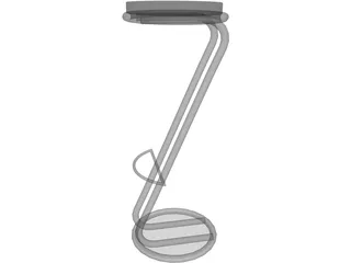 Barstool 3D Model preview