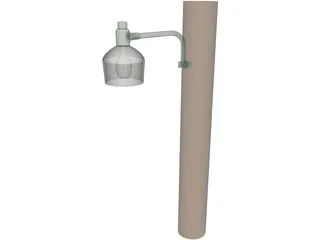 Street Lamp 3D Model preview