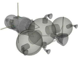 Luna 16 3D Model preview