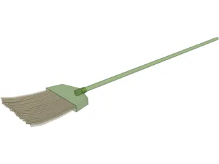 Sweep Broom 3D Model preview