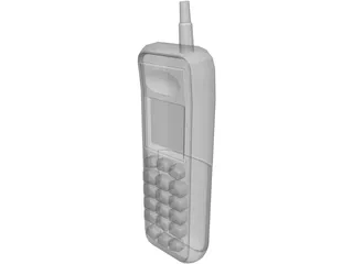 Cordless Phone 3D Model preview