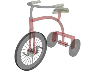 Tricycle 3D Model preview