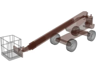 Snorkelift Man-Lift 3D Model preview