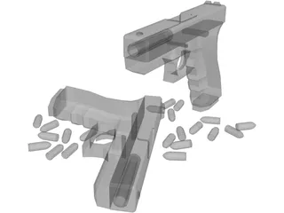 Glock 3D Model preview