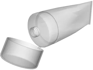 Gel Bottle 3D Model preview