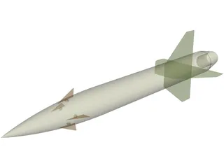 AGM-12 Bullpup Missile 3D Model preview
