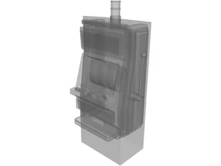 Slot Machine 3D Model preview