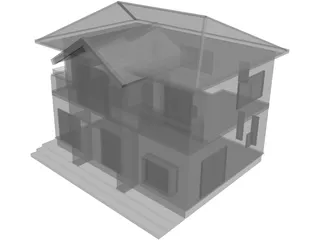 House 3D Model preview