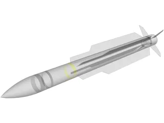RIM-66 SM-2 Missile 3D Model preview