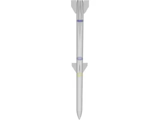 AIM-120C 3D Model preview