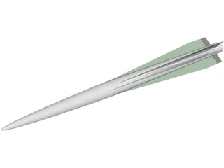 Surface to Air Missile (SAM) 3D Model preview