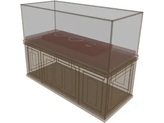Museum Glassbox 3D Model preview