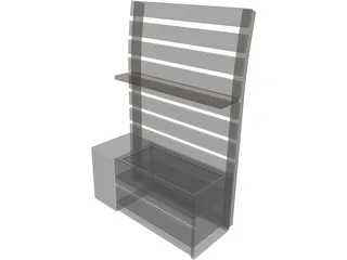 Bedside Tumb 3D Model preview