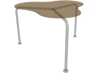 Fellini Table 3D Model preview